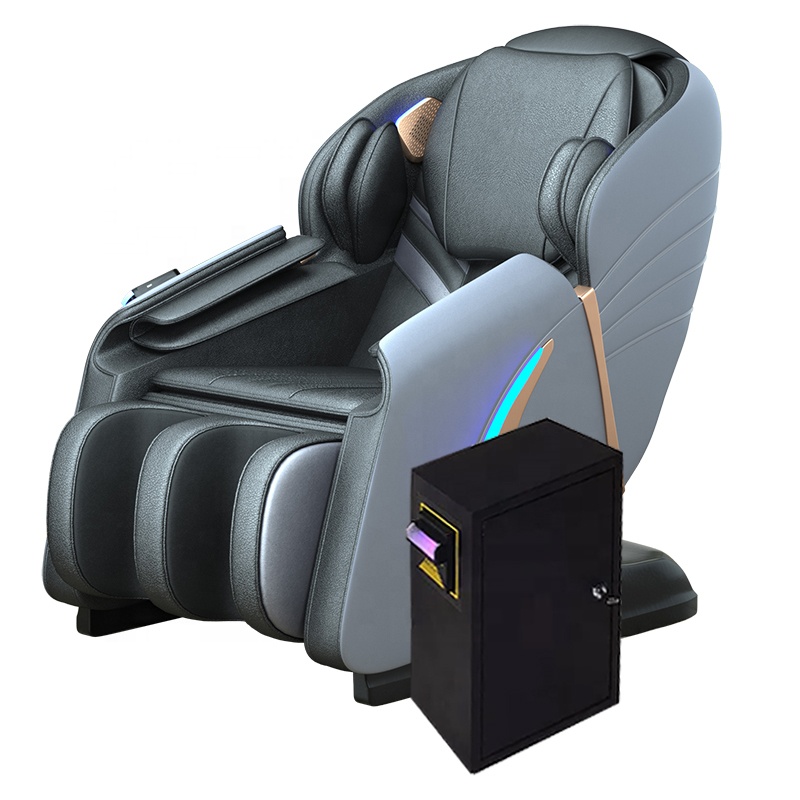 Shopping Malls Paper Currency Credit Card Operated Vending Commercial 2d Sl Track Zero Gravity Massage Chair 