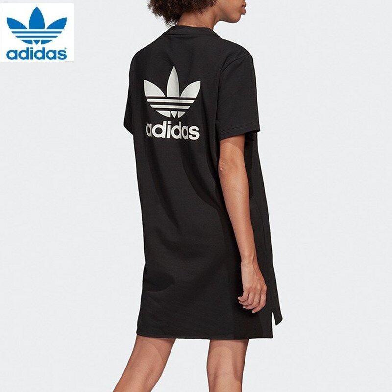 Adidas Women's Originals Trefoil Dress FM3276 Black / White One Piece Dress