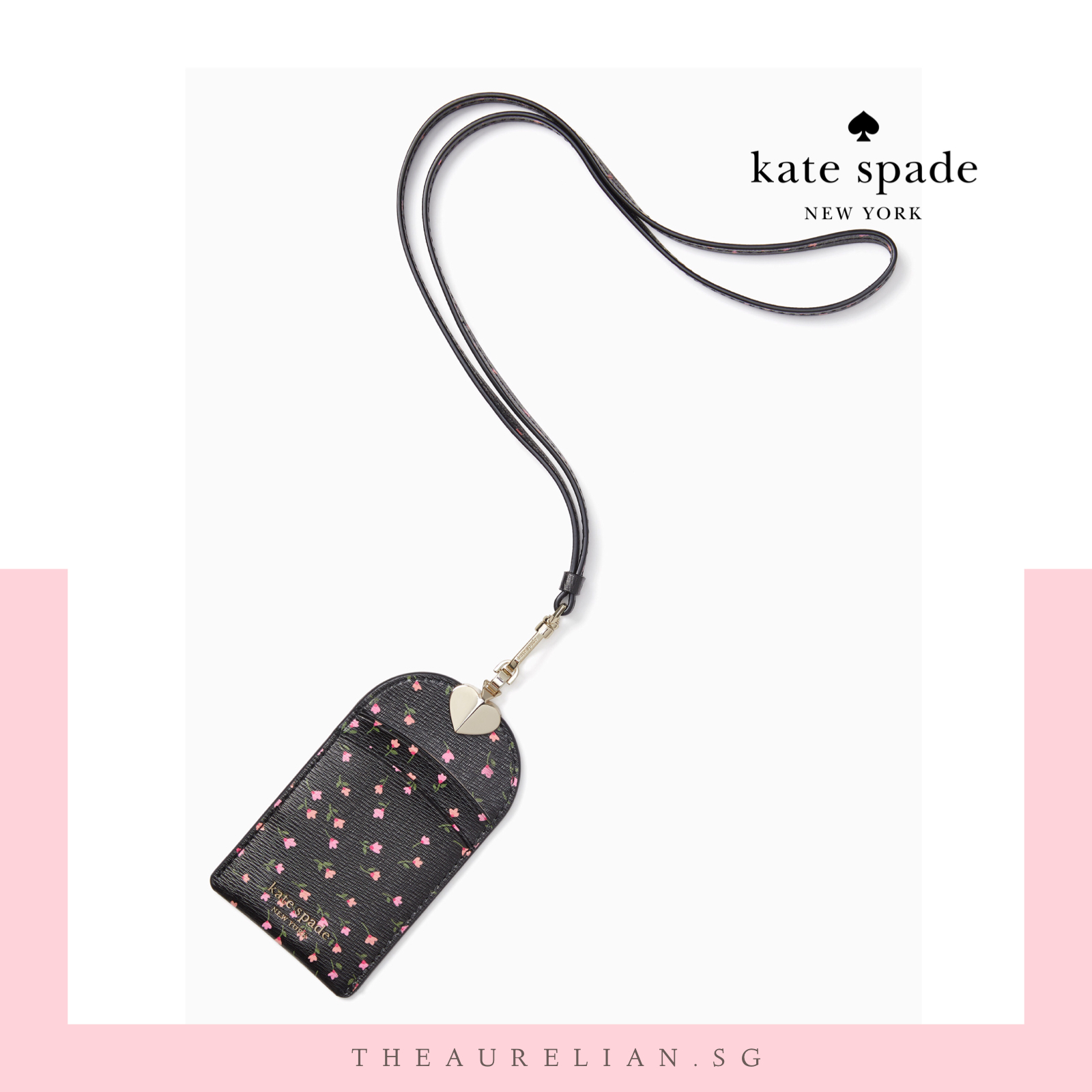 Kate Spade Sylvia Lanyard ID Card Holder Office